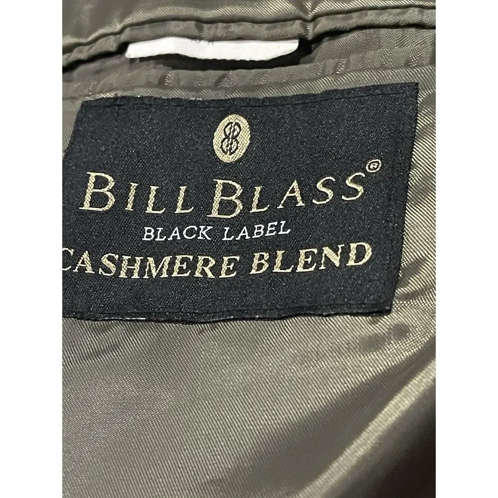 BILL BLASS MENS‎ SZ 40R CASHMERE BROWN THREE BUTTON SPORT COAT -200